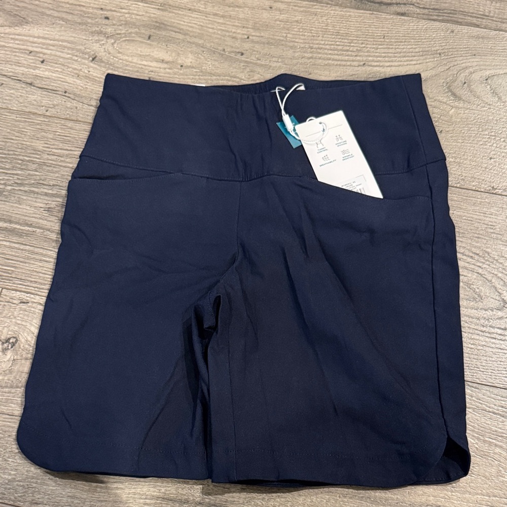 Lady Hagen Women's High Waist Navy Shorts